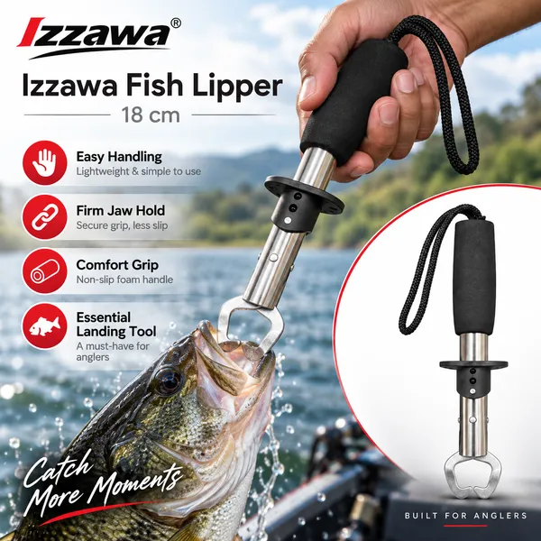 Izzawa_Fish_Lipper_18cm_—_Black_/_Silver