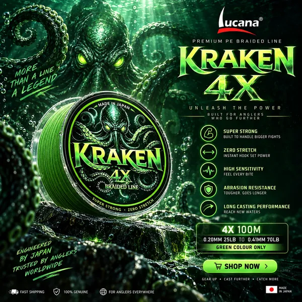 Lucana_Kraken_4X_Braided_Line_100m_-_Grass_Green