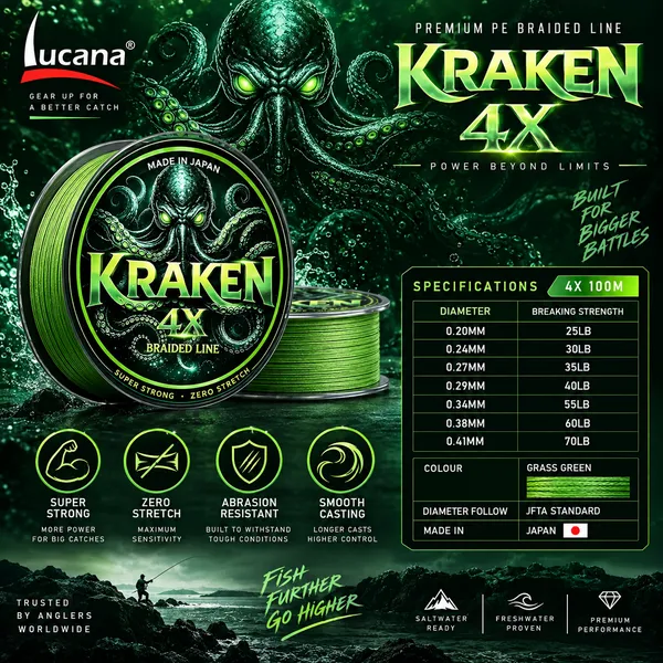 Lucana_Kraken_4X_Braided_Line_100m_-_Grass_Green