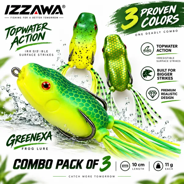 Izzawa_Greenexa_Combo_Frog_Lure_Pack_of_3_-_10cm_11g