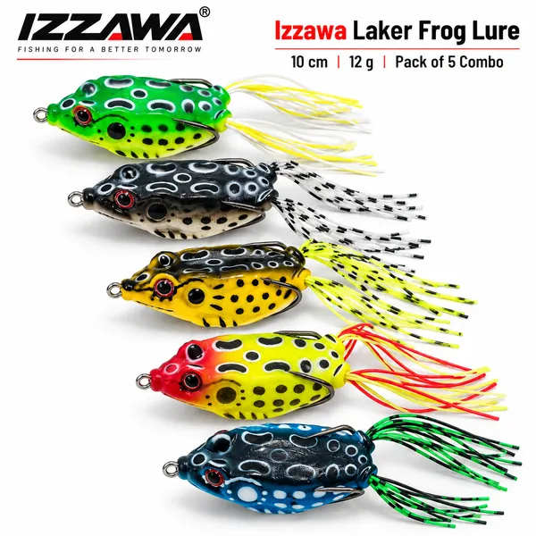 Izzawa_Laker_Frog_Lure_Combo_Pack_of_5_-_10cm_12g