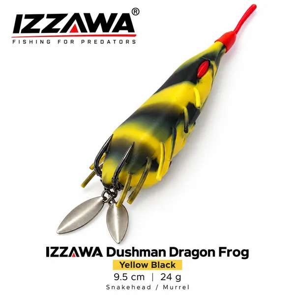 IZZAWA_Dushman_Dragon_Frog_-_Yellow_Black,_9.5cm_24g_—_Yellow_Black
