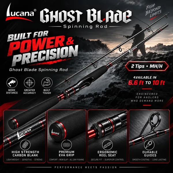 Lucana_Ghost_Blade_2-Tip_Carbon_Spinning_Rod_–_6_ft_6_in_/_7_ft_/_8_ft_/_9_ft_/_10_ft