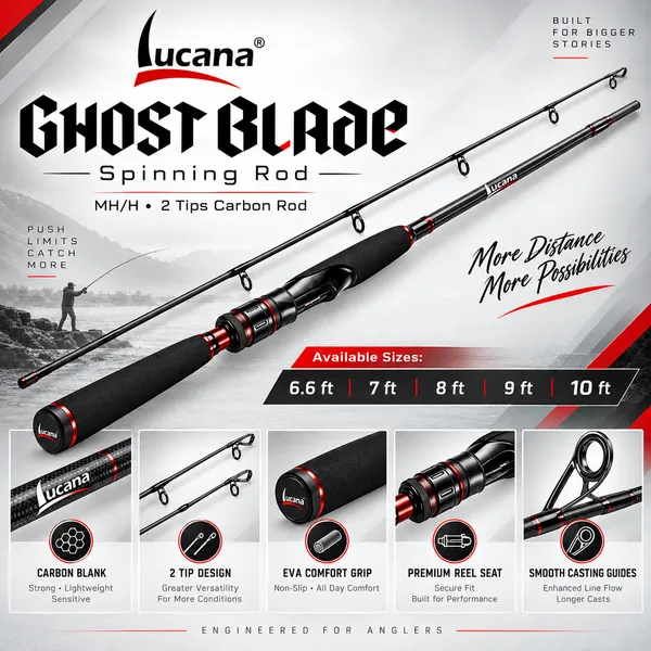 Lucana_Ghost_Blade_2-Tip_Carbon_Spinning_Rod_–_6_ft_6_in_/_7_ft_/_8_ft_/_9_ft_/_10_ft