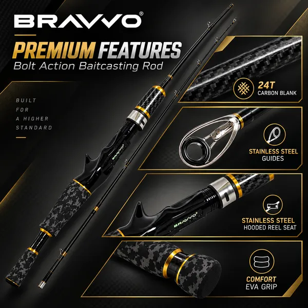 Bravvo_Bolt_Action_24T_Carbon_Baitcasting_Rod_–_6_ft_6_in