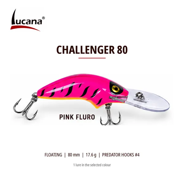 Lucana_Challenger_80_Floating_Crankbait_–_80_mm,_17.6_g_—_Pink_Fluro