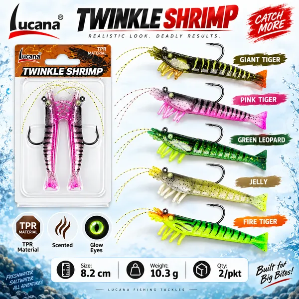 Lucana_Twinkle_Shrimp_Scented_TPR_Lure_–_8.2_cm,_10.3_g_(Pack_of_2)_—_Fire_Tiger