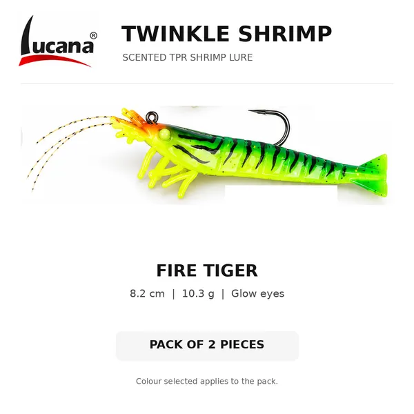 Lucana_Twinkle_Shrimp_Scented_TPR_Lure_–_8.2_cm,_10.3_g_(Pack_of_2)_—_Jelly