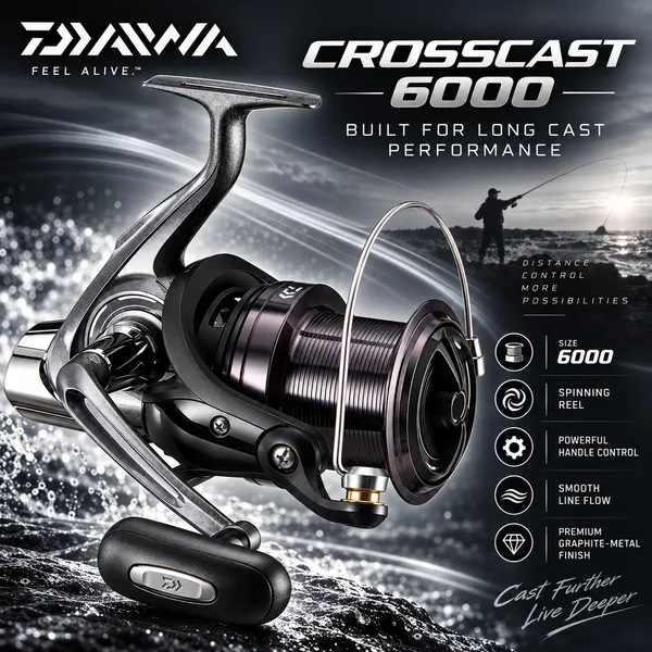 Daiwa_Crosscast_6000_Spinning_Reel