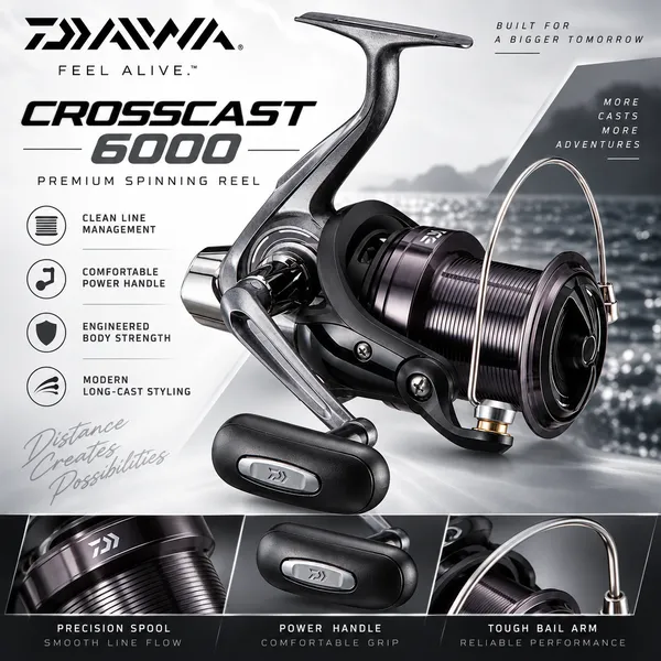 Daiwa_Crosscast_6000_Spinning_Reel