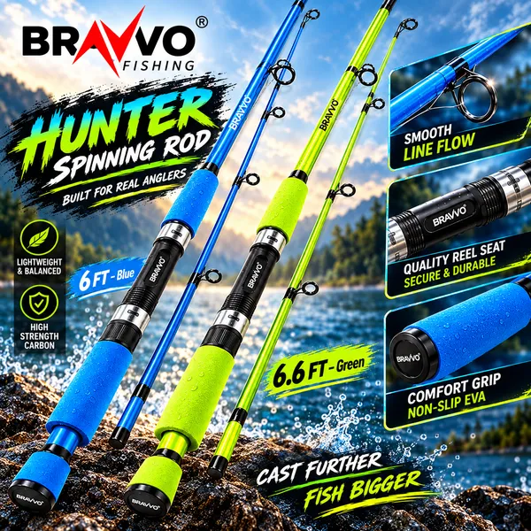 Bravvo_Hunter_Spinning_Fishing_Rod_–_6_Ft_/_6.6_Ft