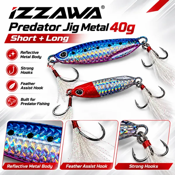 IZZAWA_Predator_Jig_Metal_40g_–_Short_/_Long_—_Red_Head