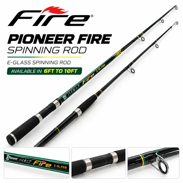 Pioneer_Fire_E-Glass_Spinning_Rod_–_6_Ft_/_6.6_Ft_/_9_Ft_/_10_Ft