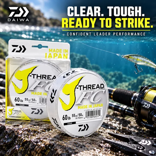 Daiwa_J-Thread_FC_Fluorocarbon_Leader_Line_50m