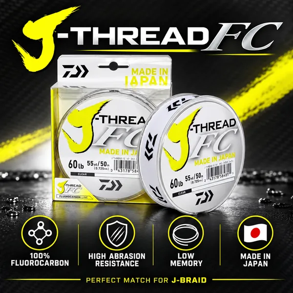 Daiwa_J-Thread_FC_Fluorocarbon_Leader_Line_50m
