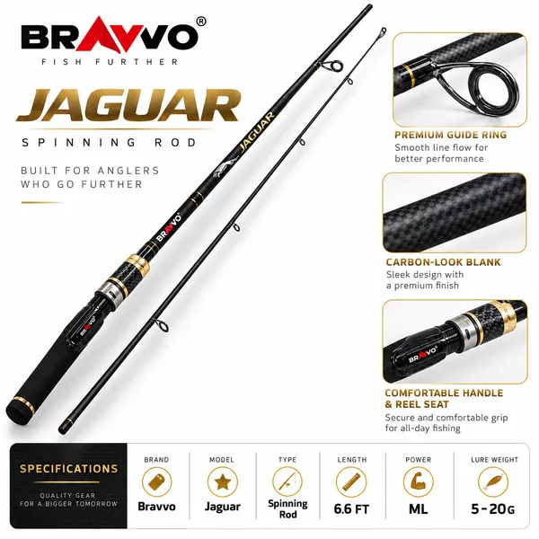 Bravvo_Jaguar_6.6_Ft_ML_Spinning_Rod_|_5–20g