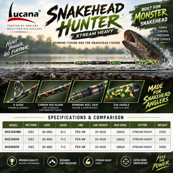 Lucana_Snakehead_Hunter_Xtream_Heavy_Rod_–_Spinning_/_Baitcasting