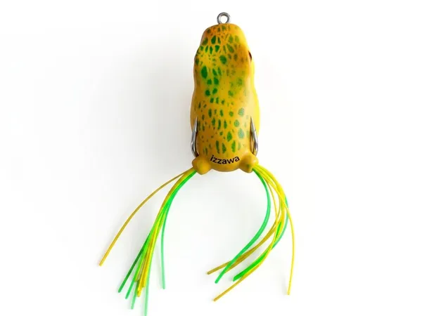 IZZAWA_Mouth_Frog_Lure_Yellow_6.5cm_12.5g_–_Snakehead_Murrel_Bass