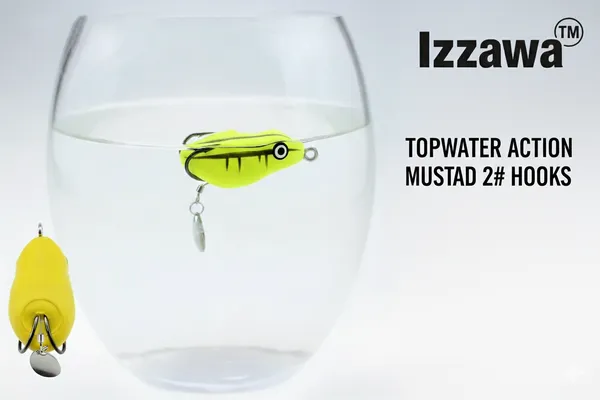 IZZAWA_Frog_Lure_4.5cm_8.5g_–_Snakehead_Murrel_Topwater_Bait