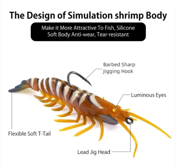 IZZAWA_HuntHouse_Shrimp_Lure_16cm_26.4g_Green_Forest_–_GT_Snapper_Barramundi