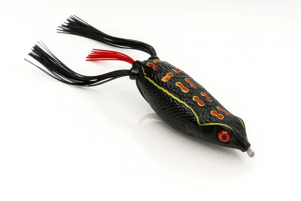 buy fishing lures online india Izzawa Hollow Frog Fishing Lure, Black Red, 7.5 cm, 14g, Soft PVC, Double  Hooks for Snakehead, Carp, Bass Fishes etc