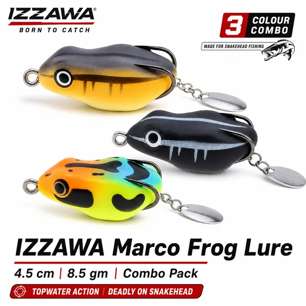 IZZAWA_Marco_Frog_Lure_Combo_–_4.5cm_8.5g_Pack_of_3_for_Snakehead_Fishing