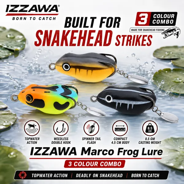 IZZAWA_Marco_Frog_Lure_Combo_–_4.5cm_8.5g_Pack_of_3_for_Snakehead_Fishing