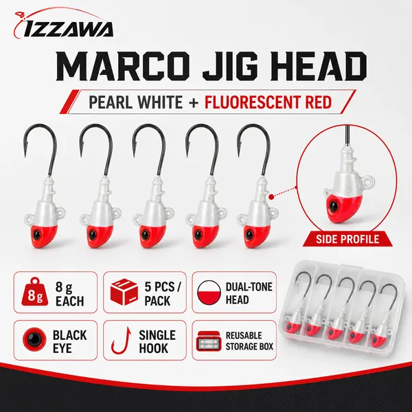 IZZAWA_Marco_Jig_Head_8_g_-_Pack_of_5_with_Storage_Box