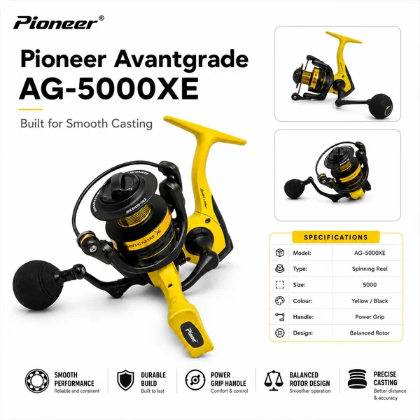 Pioneer_Avantgrade_AG-5000XE_Spinning_Reel