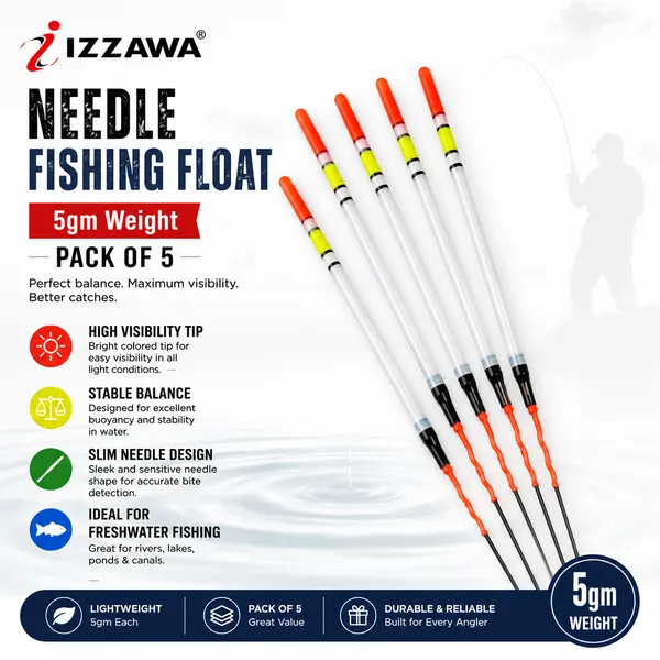 IZZAWA_Needle_Fishing_Float_5gm_-_Pack_of_10