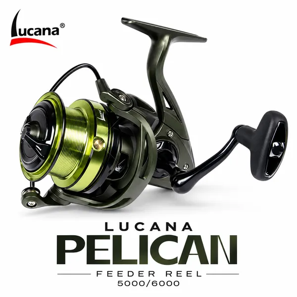 Lucana_Pelican_5000_Spinning_Feeder_Reel_|_8kg_Drag_|_6+1_Bearings