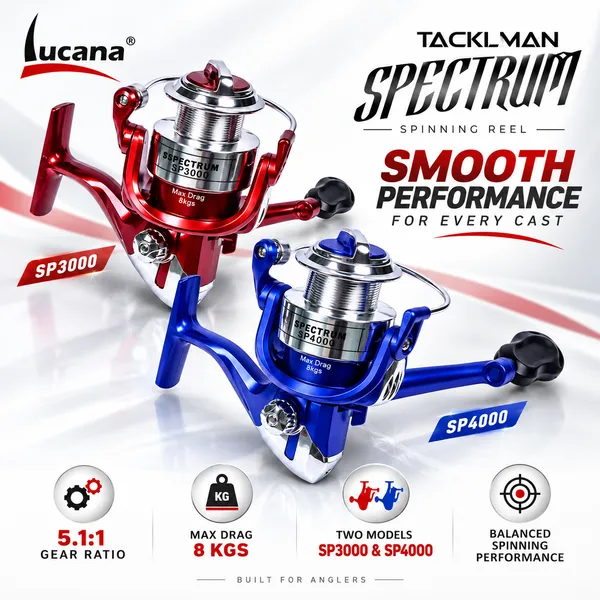 Lucana_Tackleman_Spectrum_Spinning_Reel_|_SP3000_/_SP4000_|_8kg_Drag