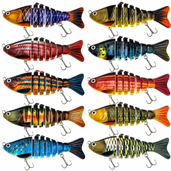 Izzawa_Multi-Jointed_Swimbait_Fishing_Lures,_Pack_of_1,_Multi-Color,_16g,_for_Carp,_Snapper,_Barramundi,_Freshwater_and_Sea_Fishing