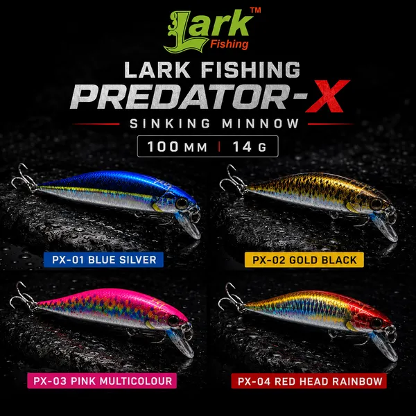 Lark_Predator-X_Sinking_Minnow_100mm_14g