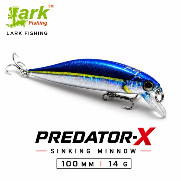 Lark_Predator-X_Sinking_Minnow_100mm_14g