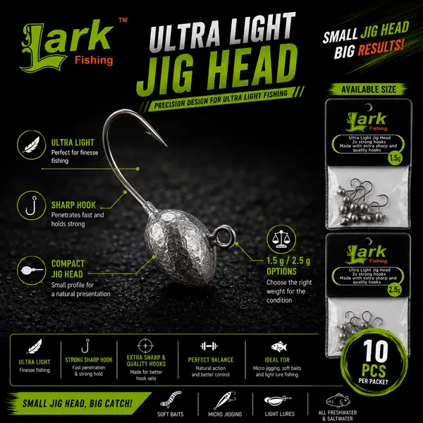 Lark_Ultra_Light_Jig_Head_-_1.5gm_2.5_Gram_Pack_10