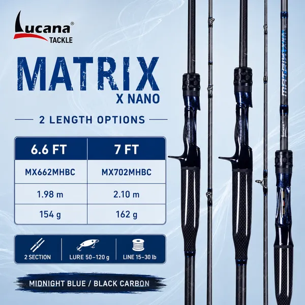 Lucana_Matrix_X_Nano_Baitcasting_Rod_-_6.6_&_7_Ft