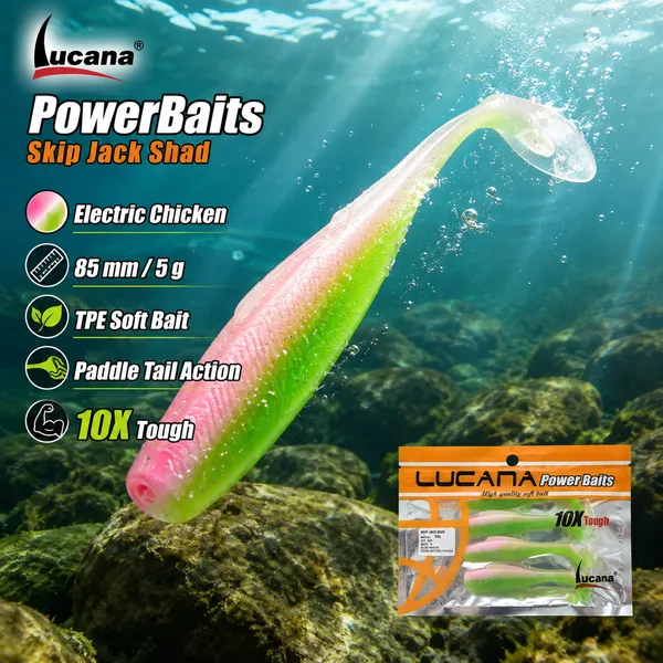 Lucana_PowerBaits_Skip_Jack_Shad_85mm_5g_-_Electric_Chicken_-_Single_Piece
