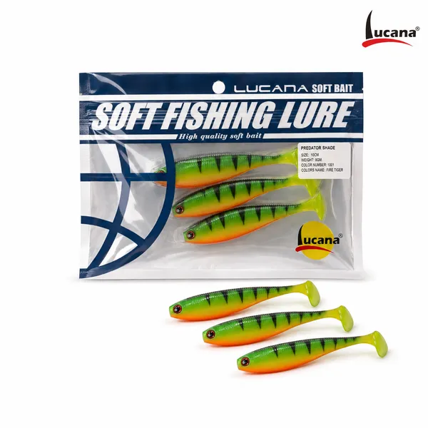 Lucana_Predator_Shade_Soft_Bait_100mm_8g_-_Fire_Tiger_-_Single_Piece