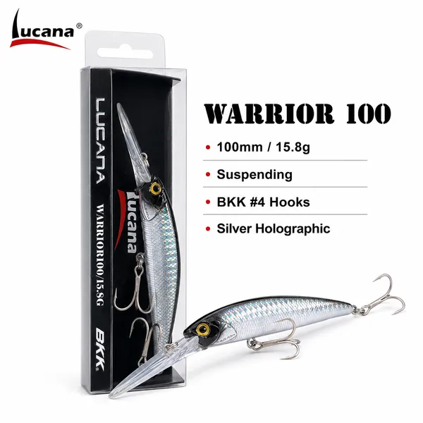 Lucana_Warrior_100mm_15.8g_Suspending_Fish_Lure_-_Silver_Holographic