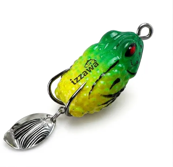 IZZAWA_Micro_Frog_Lure_2pc_2.5cm_4.5g_–_Snakehead_Murrel_Light_Tackle