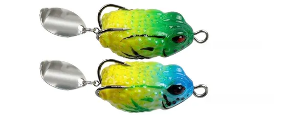 IZZAWA_Micro_Frog_Lure_2pc_2.5cm_4.5g_–_Snakehead_Murrel_Light_Tackle