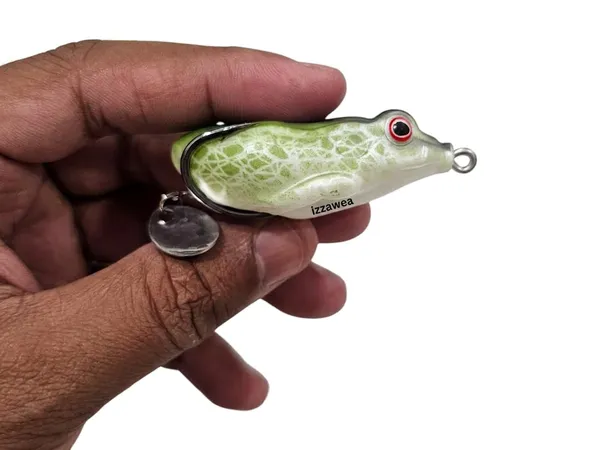 IZZAWA_Morizo_Frog_Lure_Green_6.5cm_12.5g_–_Snakehead_Murrel_Bass