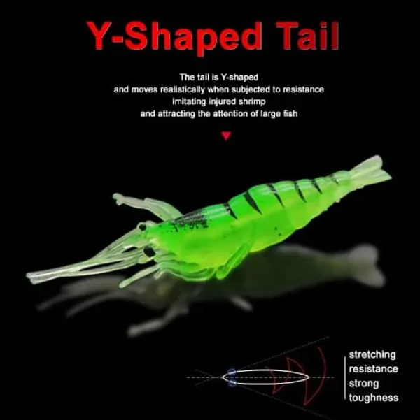 IZZAWA_Micro_Green_Shrimp_10pc_4cm_1.7g_–_Bass_Snapper_Barramundi