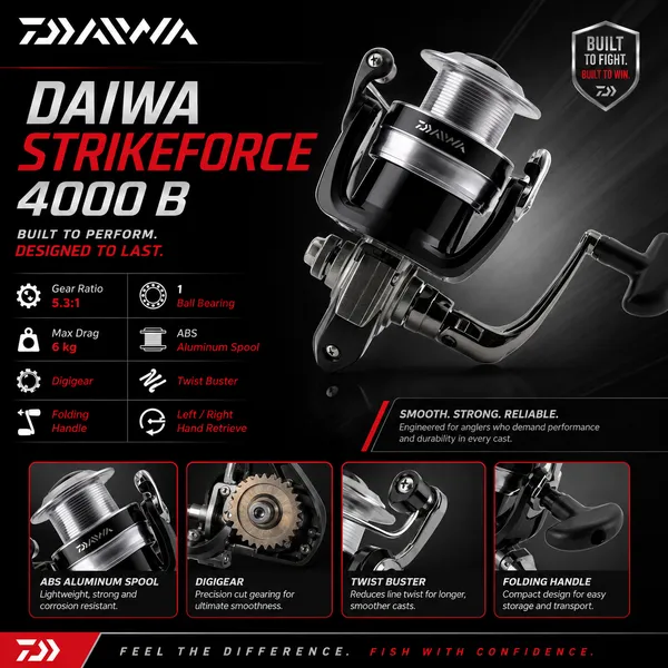 Daiwa_Strikeforce_4000-B_Spinning_Fishing_Reel