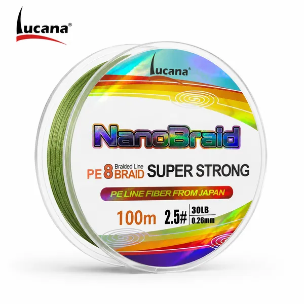 Lucana_Nano_Braid_8X_Super_Strong_Braided_Fishing_Line_100m