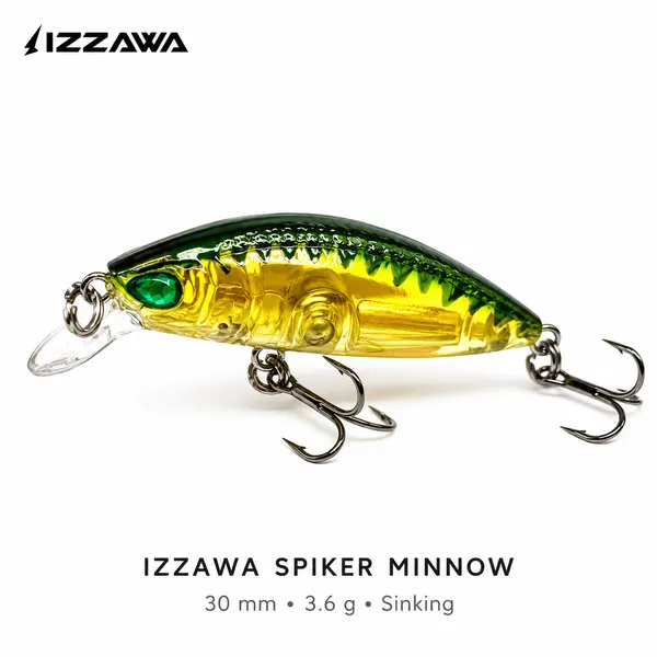IZZAWA_Spiker_Minnow_Lure_30mm_3.6g_-_Pink_Glow_|_Pack_of_1