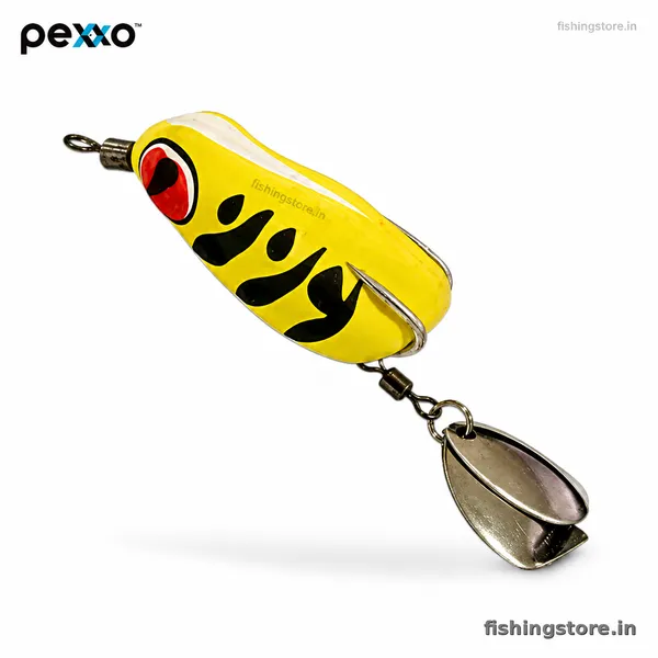 Pexxo_Laser_Hand_Made_Soft_Frog_Lure_4cm_7-8g__Compact_Weedless_Frog_Bait_for_Bass_&_Snakehead