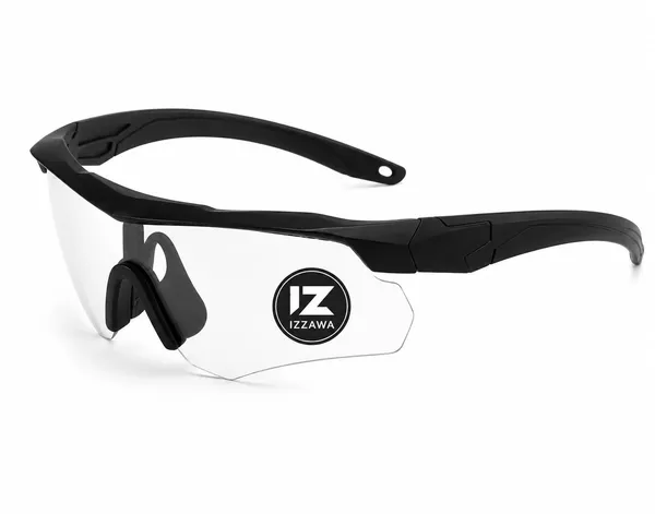 IZZAWA_Tactical_Goggles,_Windproof,_Explosion-Proof,_for_Hiking,_Fishing,_Camping,_Sports,_Multiple_Lens_Options_(Clear)