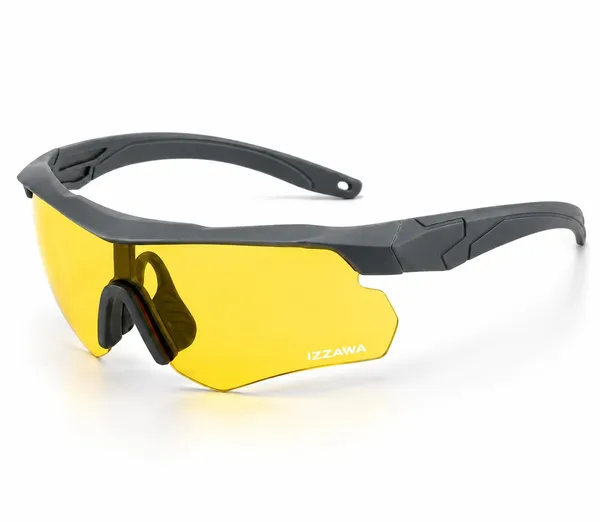 IZZAWA_Tactical_Goggles,_Windproof,_Explosion-Proof,_for_Hiking,_Fishing,_Camping,_Sports,_Multiple_Lens_Options_(Yellow)